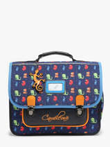 Boekentas R�tro 2 Compartimenten Cameleon Veelkleurig retro CA35