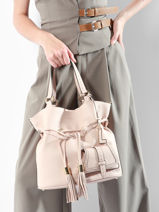 Bucket Bag M Premier Flirt Leder Lancel Roze premier flirt A10110-vue-porte