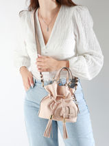 Bucket Bag S Premier Flirt Leder Lancel Roze premier flirt A10109-vue-porte