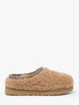 Pantoffels Tasman Maxi Curly Uit Leder Ugg Bruin accessoires 1158356