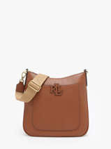 Cross Body Tas Cameryn Leder Lauren ralph lauren Bruin cameryn 31970152