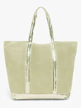 Schoudertas Met Rits Le Cabas L Pailletten Vanessa bruno Groen cabas 1V40409