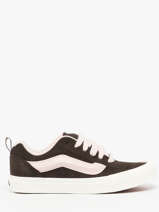 Sneakers Knu Skool Uit Leder Vans Bruin women D75O3N