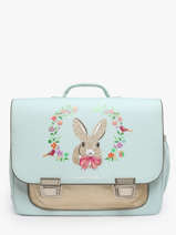 Boekentas 2 Compartimenten Jeune premier Blauw classics C