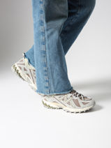 Sneakers Uit Leder New balance Grijs boy ML610TE-vue-porte
