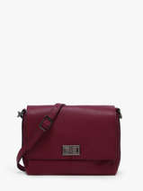 Cross Body Tas Caviar Leder Milano Rood caviar CA24061