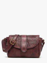 Cross Body Tas Heritage Leder Biba Rood heritage KAY1L