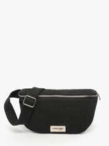Belt Bag Custine Gerecycleerd Katoen Rivedroite Zwart timeless CUSTITIM