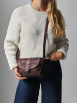 Cross Body Tas Heritage Leder Biba Rood heritage KAY1L-vue-porte