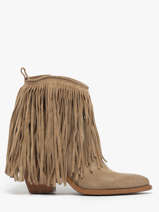 Santiago Laarzen Uit Leder Metisse Beige women XD2125