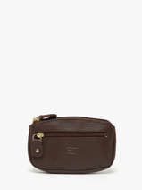 Portemonnee Caviar Leder Crinkles Bruin caviar 14036