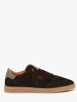 Sneakers Quadra Uit Leder Redskins Bruin men QUADRA