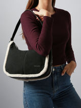 Schoudertas Sheep David jones Zwart sheep CM7754-vue-porte