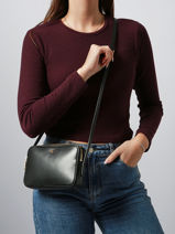 Cross Body Tas Hardware Monogram Calvin klein jeans Zwart hardware monogram 4F3173G-vue-porte