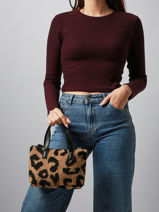 Handtas Polaire Miniprix Bruin polaire S030-vue-porte