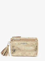 Portemonnee Miniprix Goud perle F5016