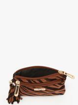 Portemonnee Miniprix Bruin africa F5032-vue-porte