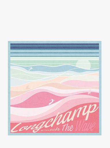 Longchamp Soie gots Sjaal Wit