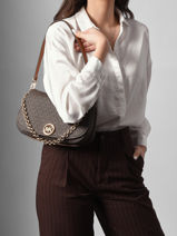 Schoudertas Nolita Leder Michael kors Bruin nolita R6GY5S2B-vue-porte