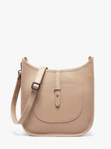 Cross Body Tas Caviar Leder Milano Beige caviar CA25068