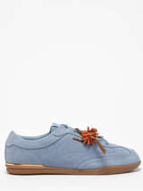 Sneakers Uit Leder Michael kors Blauw women OFS2S264