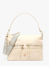 Schoudertas Zip Lulu castagnette Beige zip ALCIDE