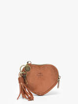 Portemonnee Vintage Leder Mila louise Bruin vintage 16083X