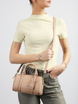 Cross Body Tas Milano Ana Leder Lancaster Beige milano ana 101-vue-porte