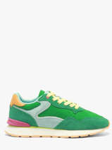 Sneakers City Uit Leder Hoff Groen women 12602014