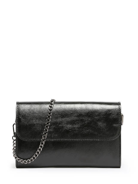 Cross Body Tas Nine Leder Milano Zwart nine NI23064N