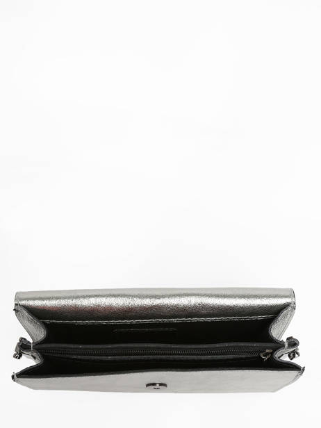 Cross Body Tas Nine Leder Milano Zilver nine NI23064N ander zicht 3