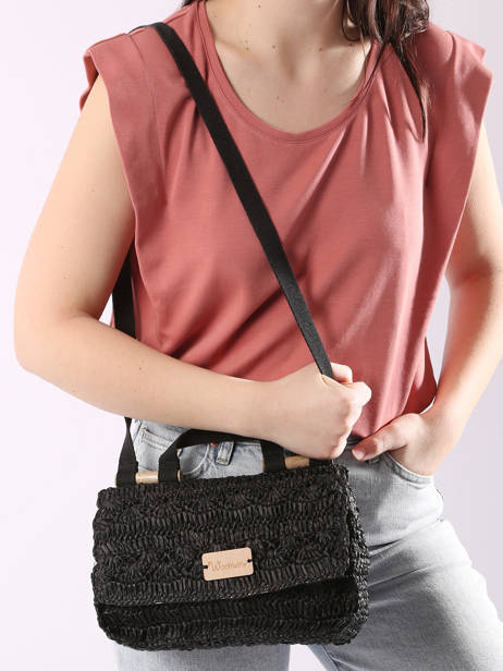 Cross Body Tas Clematite Woomen Zwart clematite WCLE03 ander zicht 1