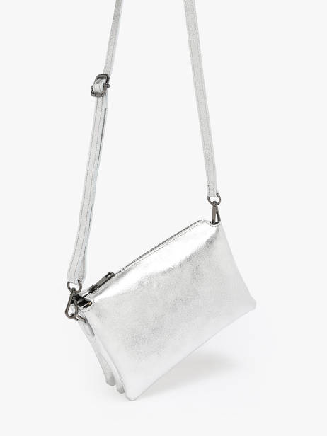 Cross Body Tas Nine Milano Zilver nine NI23116 ander zicht 2