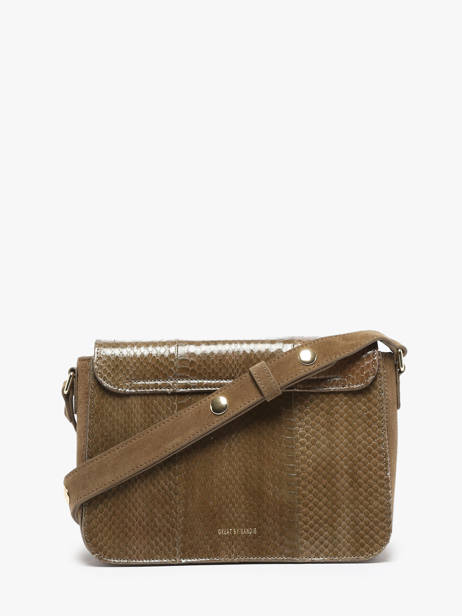 Cross Body Tas Anna Leder Great by sandie Groen anna SNA ander zicht 4