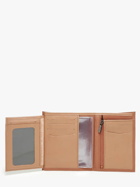 Portefeuille Met Portemonnee Cadence Leder Etrier Bruin cadence ECAD5143 ander zicht 1