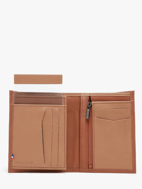 Portefeuille Met Portemonnee Cadence Leder Etrier Bruin cadence ECAD5143 ander zicht 2