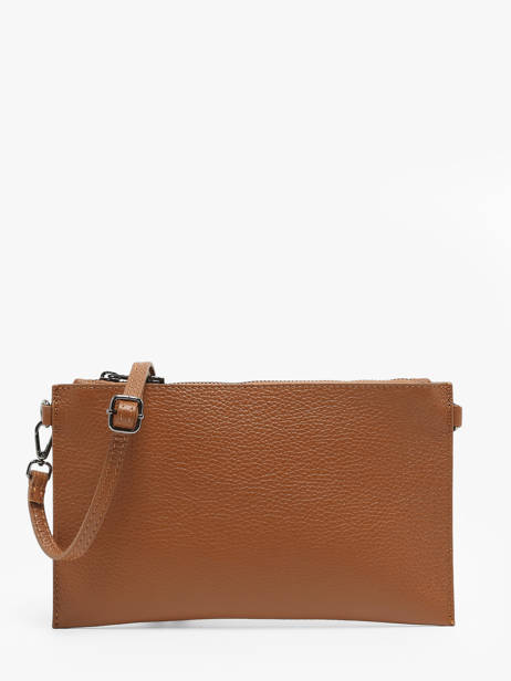 Cross Body Tas Caviar Leder Milano Bruin caviar CA240611