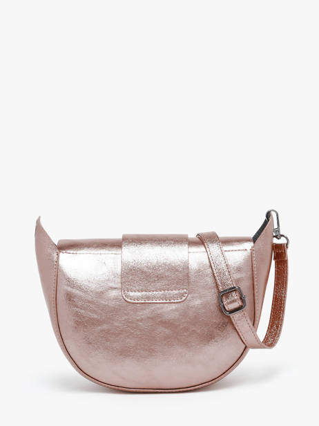 Cross Body Tas Nine Leder Milano Bruin nine NI24065 ander zicht 4