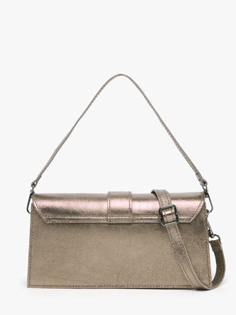 Schoudertas Nine Leder Milano Bruin nine NI24066 ander zicht 4