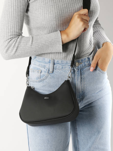 Baguette-tasje Daily City Lacoste Zwart daily city NF4756DZ ander zicht 1