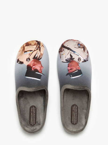 Pantoffels La maison de l'espadrille Grijs men 7