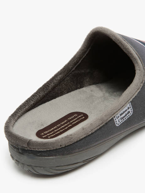 Pantoffels La maison de l'espadrille Grijs men 7 ander zicht 3