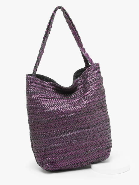 Schoudertas Heritage Leder Biba Violet heritage RUB1L ander zicht 2
