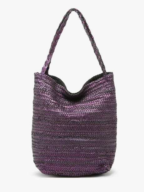 Schoudertas Heritage Leder Biba Violet heritage RUB1L ander zicht 4