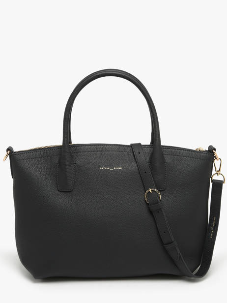 Handtas Tina Leder Nathan baume Zwart victoria 87 ander zicht 4