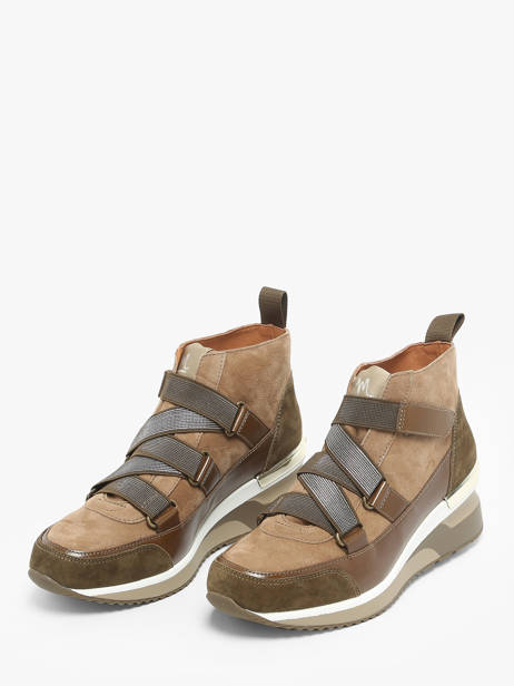 Sneakers Vulpin Uit Leder Mam'zelle Bruin women CSIJK77 ander zicht 2