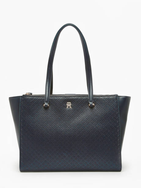Schoudertas Th Eternity Polyurethaan Tommy hilfiger Blauw th eternity AW16948