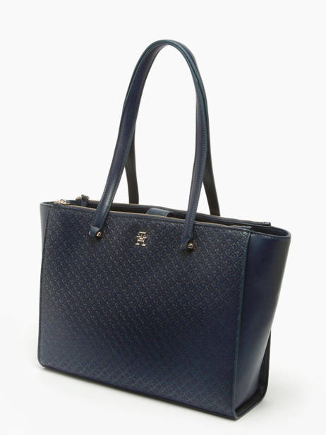 Schoudertas Th Eternity Polyurethaan Tommy hilfiger Blauw th eternity AW16948 ander zicht 2