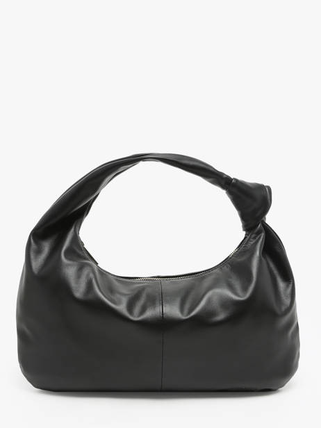 Schoudertas Sauvage Leder Milano Zwart sauvage SA24114