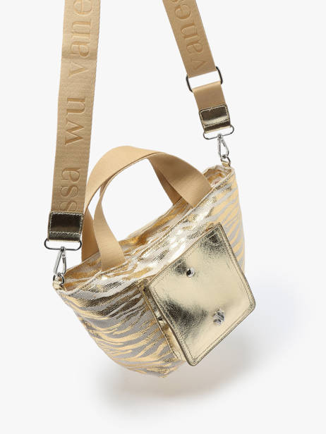 Handtas Leopard Vanessa wu Goud leopard MA0134 ander zicht 2